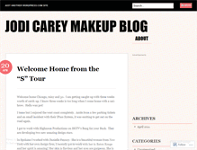 Tablet Screenshot of blogdotjodicareymakeupdotcom.wordpress.com