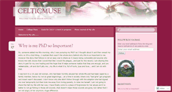 Desktop Screenshot of celticmuse.wordpress.com