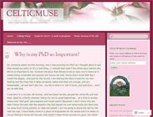 Tablet Screenshot of celticmuse.wordpress.com