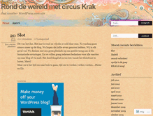Tablet Screenshot of circuskrak.wordpress.com