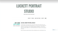 Desktop Screenshot of luckettstudio.wordpress.com