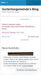 Mobile Screenshot of gartenfangemeinde.wordpress.com
