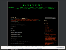 Tablet Screenshot of fahryiind.wordpress.com