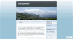 Desktop Screenshot of bangkokinformation.wordpress.com