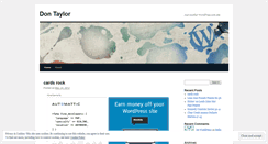 Desktop Screenshot of dontaylormsr.wordpress.com