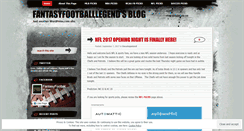 Desktop Screenshot of fantasyfootballlegend.wordpress.com