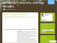 Tablet Screenshot of botanicallybeautiful.wordpress.com