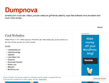 Tablet Screenshot of dumpnova.wordpress.com