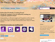 Tablet Screenshot of behappystayhappy.wordpress.com