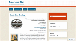 Desktop Screenshot of americanpint.wordpress.com