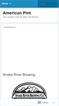 Mobile Screenshot of americanpint.wordpress.com