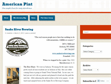 Tablet Screenshot of americanpint.wordpress.com