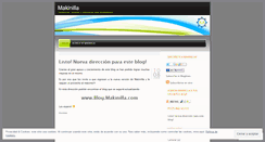 Desktop Screenshot of makinilla.wordpress.com