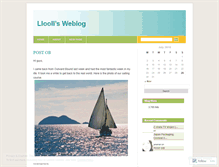 Tablet Screenshot of llooll.wordpress.com