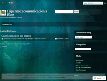 Tablet Screenshot of hipermetacomunicacion.wordpress.com