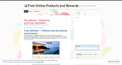 Desktop Screenshot of freeonlineproducts.wordpress.com