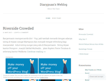 Tablet Screenshot of diarypuan.wordpress.com