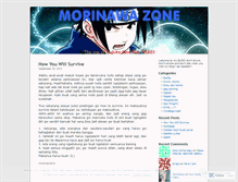 Tablet Screenshot of morinawa.wordpress.com