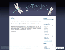 Tablet Screenshot of janturnerjones.wordpress.com