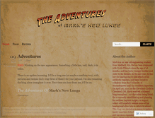 Tablet Screenshot of marksnewlungs.wordpress.com