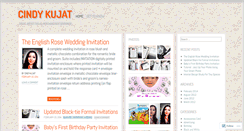 Desktop Screenshot of cindykujat.wordpress.com