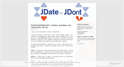 Desktop Screenshot of jdateorjdont.wordpress.com