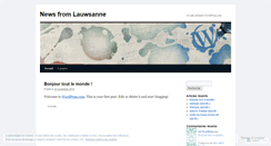 Desktop Screenshot of laurencedelplace.wordpress.com