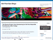 Tablet Screenshot of girlfestsd.wordpress.com