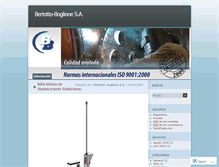 Tablet Screenshot of bertottoboglione.wordpress.com