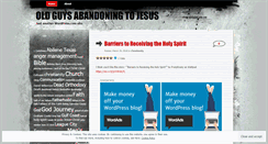 Desktop Screenshot of oldguysfollowchrist.wordpress.com