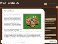 Tablet Screenshot of dwarfhamstersite.wordpress.com