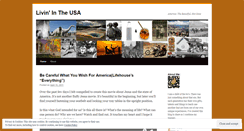 Desktop Screenshot of livinintheusa.wordpress.com