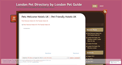 Desktop Screenshot of londonpetdirectory.wordpress.com