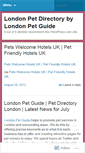 Mobile Screenshot of londonpetdirectory.wordpress.com