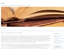 Tablet Screenshot of blurbbookreviews.wordpress.com