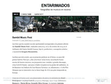 Tablet Screenshot of entarimados.wordpress.com