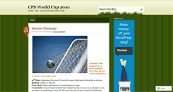 Desktop Screenshot of cpsworldcup.wordpress.com