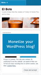Mobile Screenshot of elbotenyc.wordpress.com