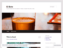 Tablet Screenshot of elbotenyc.wordpress.com