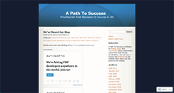 Desktop Screenshot of apathtosuccess.wordpress.com