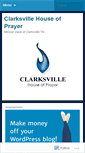 Mobile Screenshot of clarksvillehouseofprayer.wordpress.com