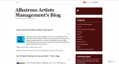 Desktop Screenshot of albatrossmanagement.wordpress.com