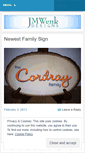 Mobile Screenshot of jmwenk.wordpress.com