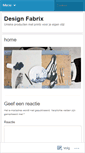 Mobile Screenshot of designfabrix.wordpress.com