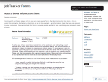 Tablet Screenshot of jobtrackerforms.wordpress.com