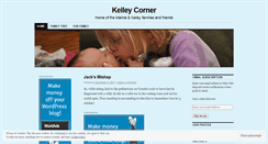 Desktop Screenshot of kelleycorner.wordpress.com