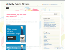 Tablet Screenshot of kellytirman.wordpress.com