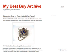 Tablet Screenshot of mybestbuyarchive.wordpress.com