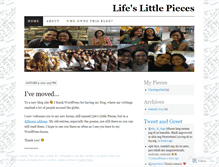 Tablet Screenshot of littlepieces2009.wordpress.com