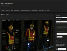 Tablet Screenshot of antietamdailyeye.wordpress.com